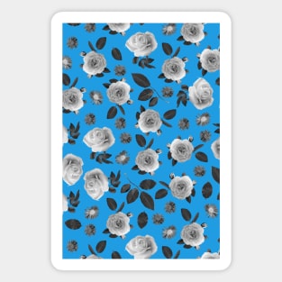 monochrom roses Magnet